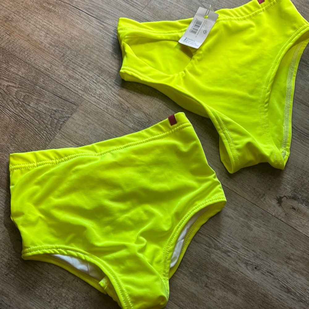 Vibrant Yellow Bikini Bottoms